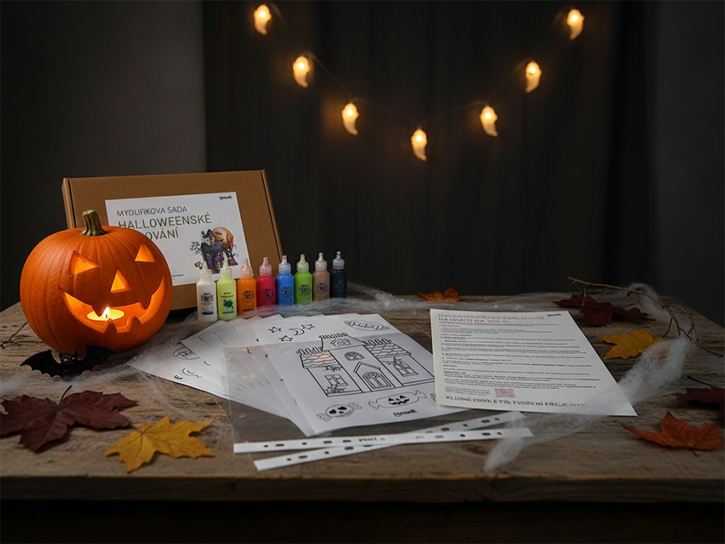 MYDLI003 - Mydlifíkova sada Halloweenské malování na sklo